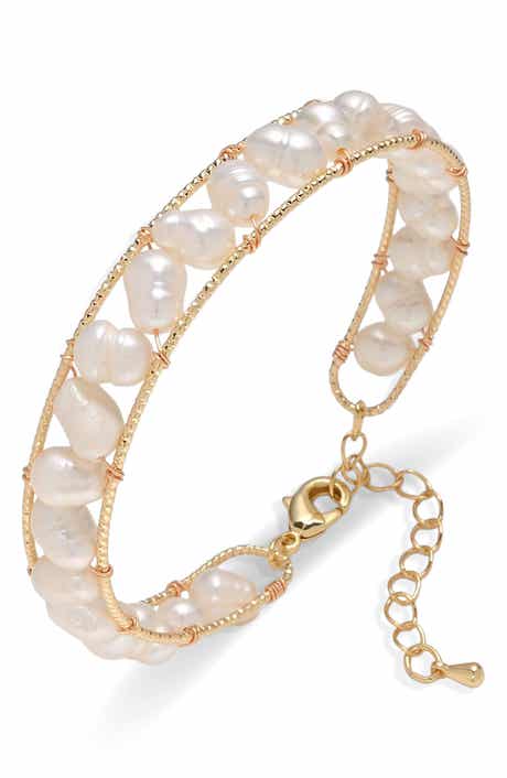 Colette Freshwater Pearl Cuff Bracelet