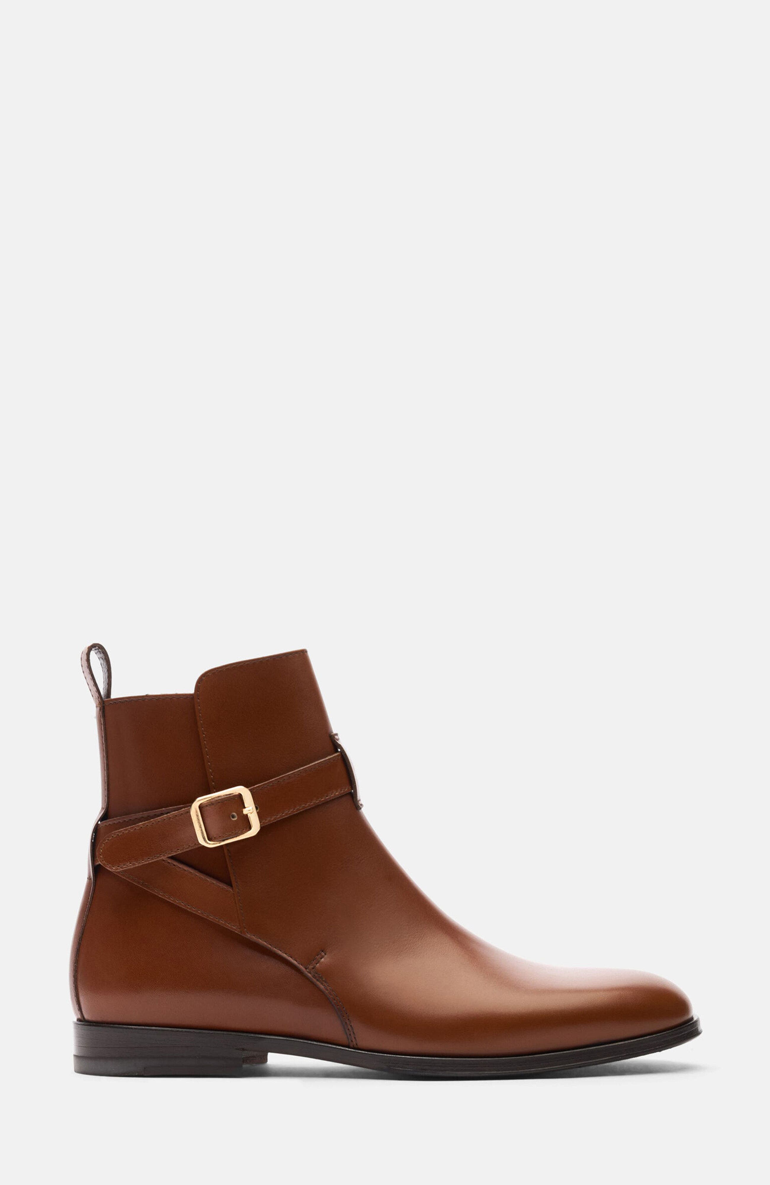 Lara Jodhpur Boots, Alternate, color, Cognac - Calf