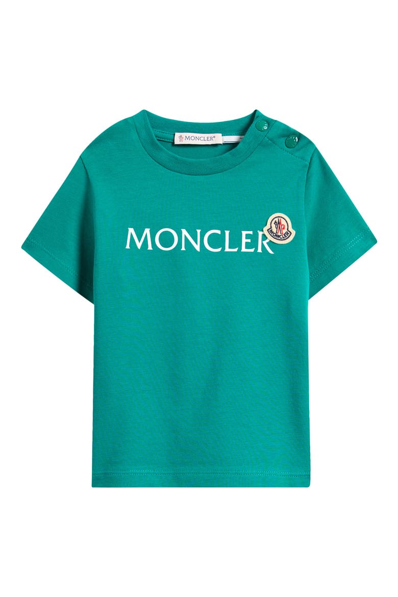 Kids' Logo Patch Graphic T-Shirt, Main, color, GREEN