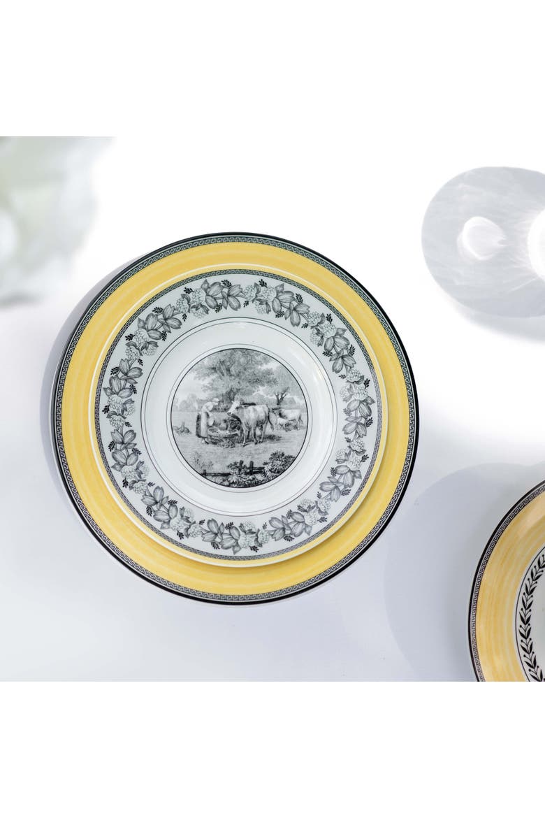 Audun Ferme Salad Plate, Alternate, color, White