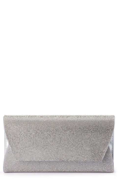 【VENGDI】 OLGA BAG : SILVER olga berg Adina Crystal Fringe Bag in Silver | REVOLVE