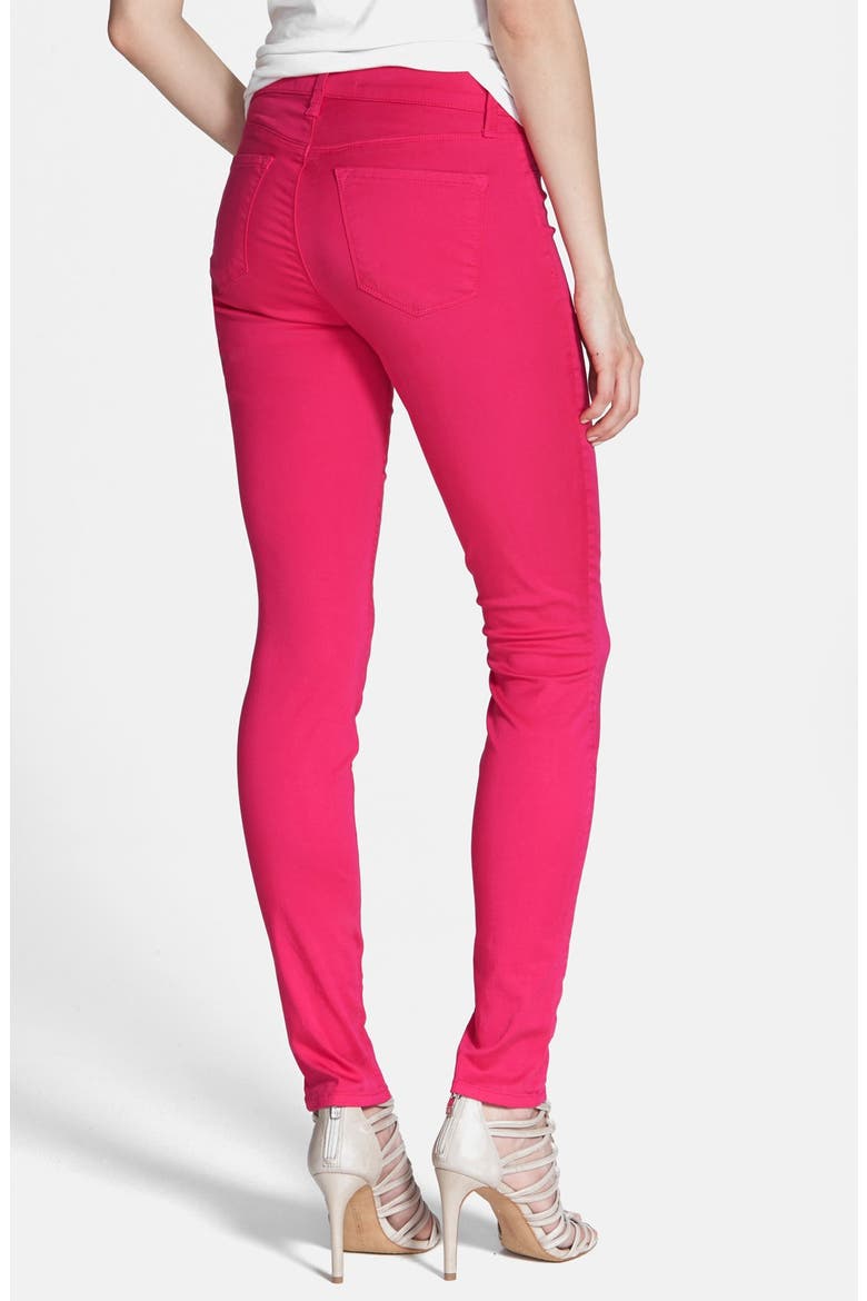 '485' Mid Rise Super Skinny Jeans, Alternate, color, WILDFLOWER