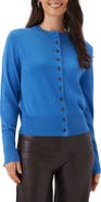 Karen Kane Crewneck Button-Up Cardigan