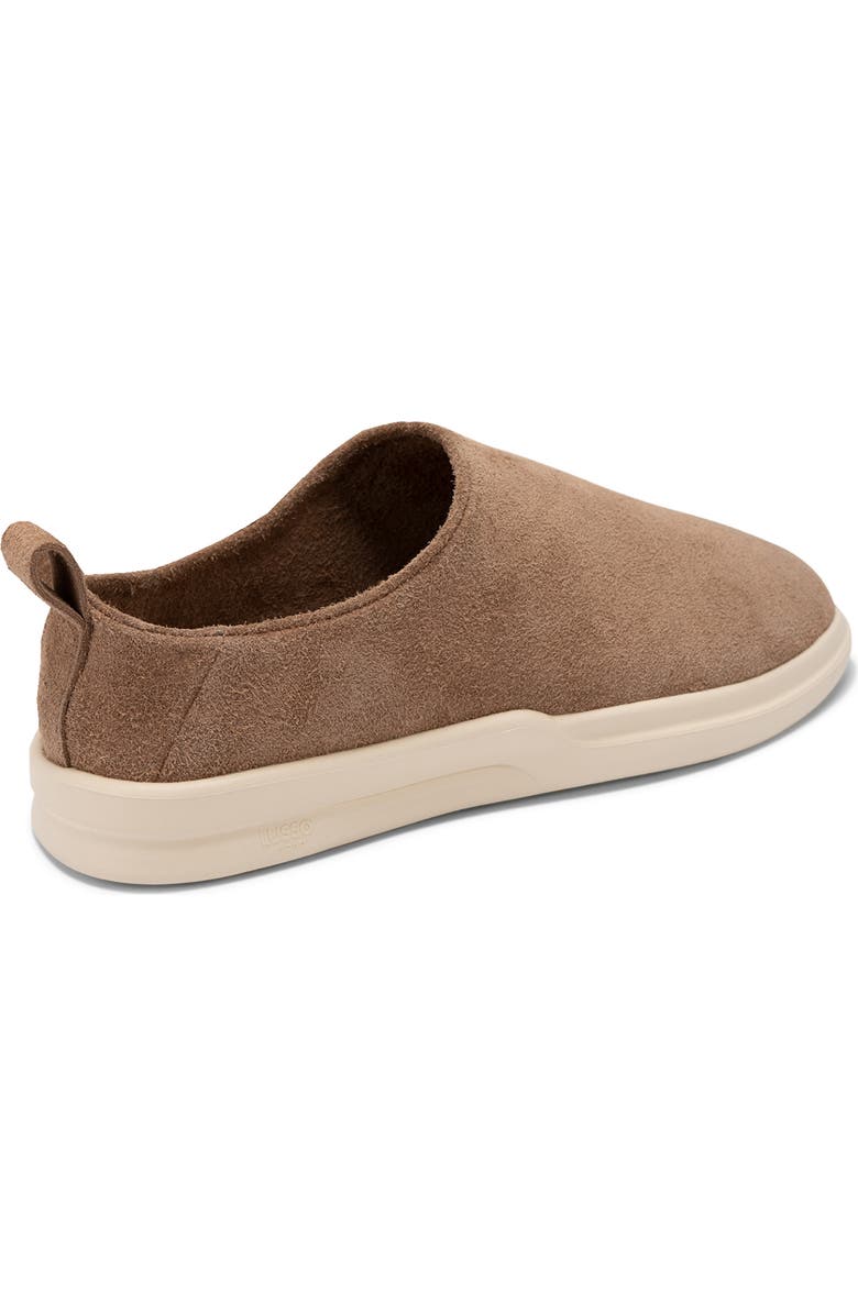 LUSSO CLOUD Gehry Suede Clog, Alternate, color, Chestnut / Shortbread