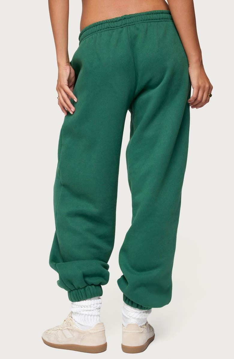 EDIKTED Lounge Edit Sweatpants, Alternate, color, Green