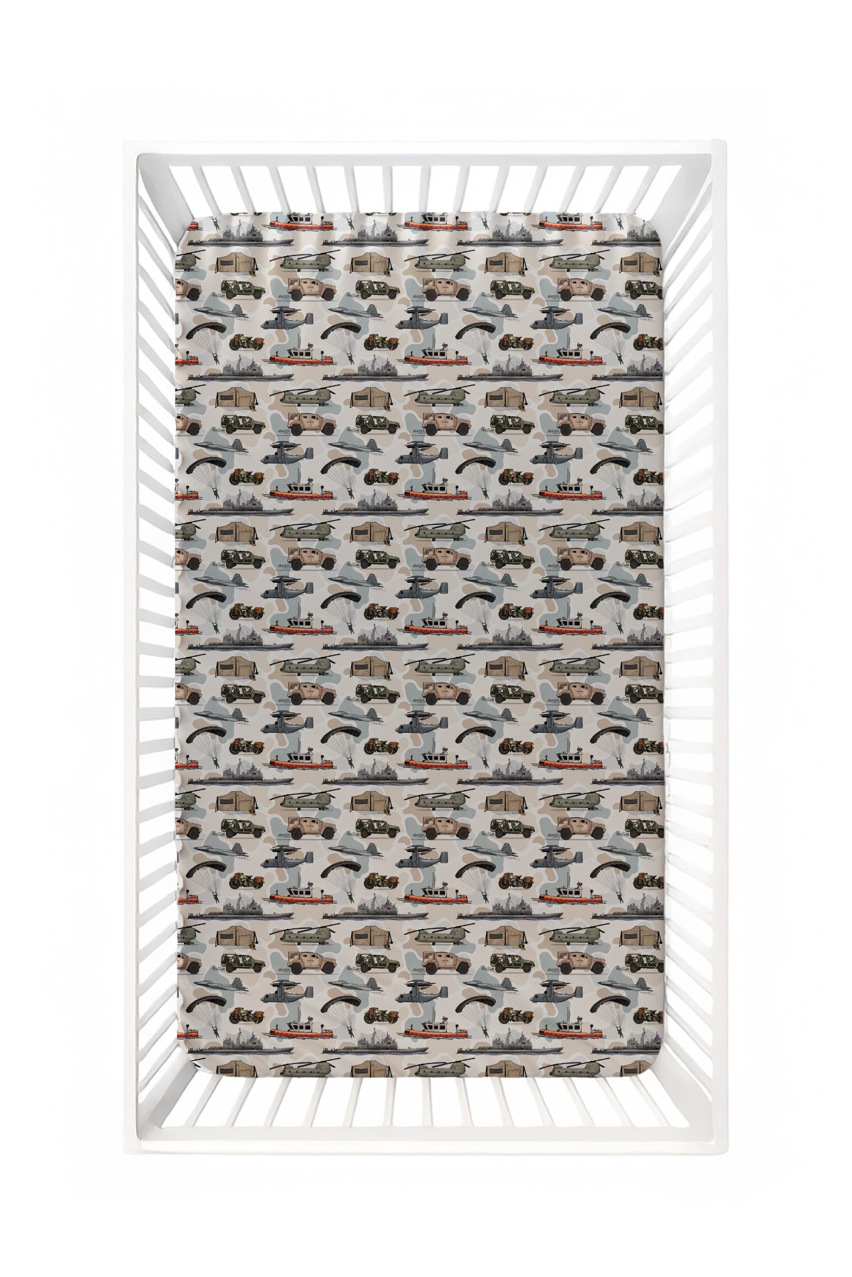 Fletch The Brave 2.0 Crib Sheet in Camo 