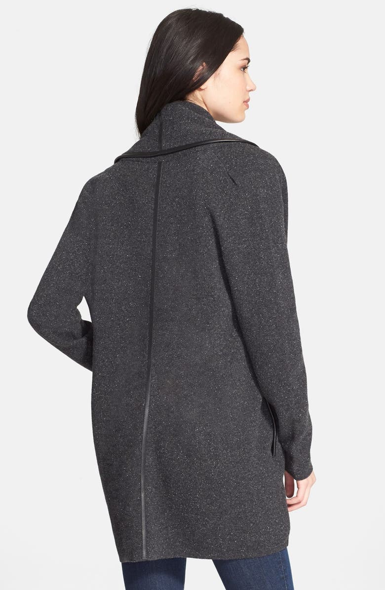 Vince Car Coat Drape Cardigan, Alternate, color,