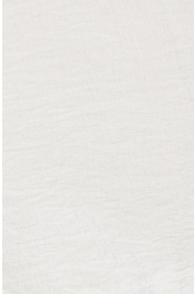 Smocked Bottom Blouse, Alternate, color, WHITE
