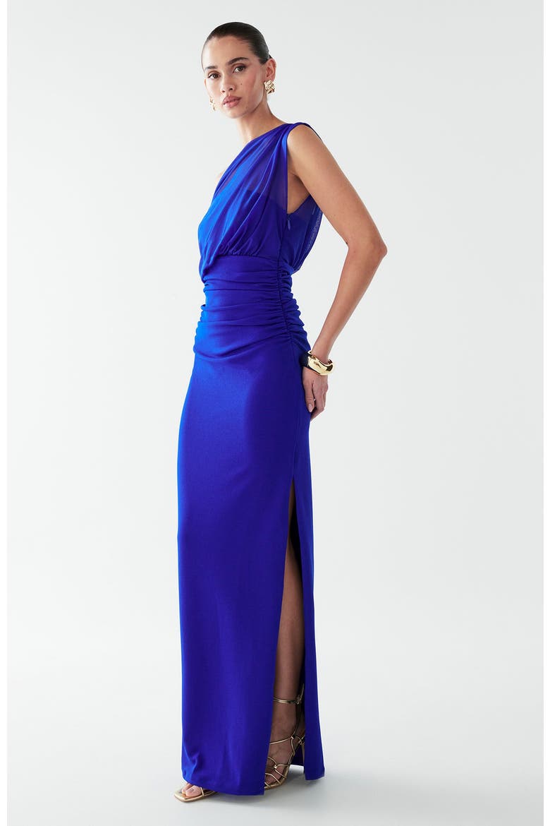Frea Maxi Dress, Alternate, color, Cobalt Blue