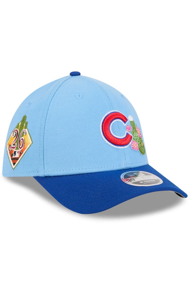 New Era Men's New Era Light Blue/Royal Chicago Cubs 2026 Spring Training M-Crown 39THIRTY Flex Hat, Main, color, Light Blue