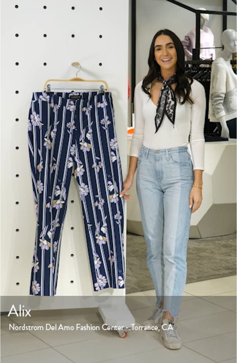 Floral Wide Leg Trousers, sales video thumbnail