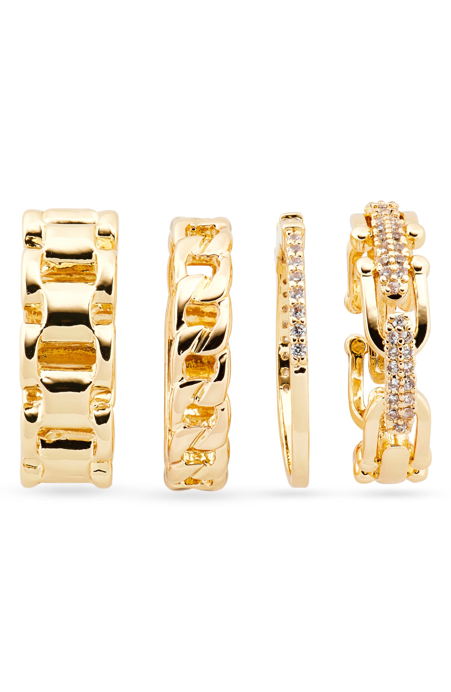 NORDSTROM RACK 4-Pack Assorted Stacking Rings | Nordstromrack