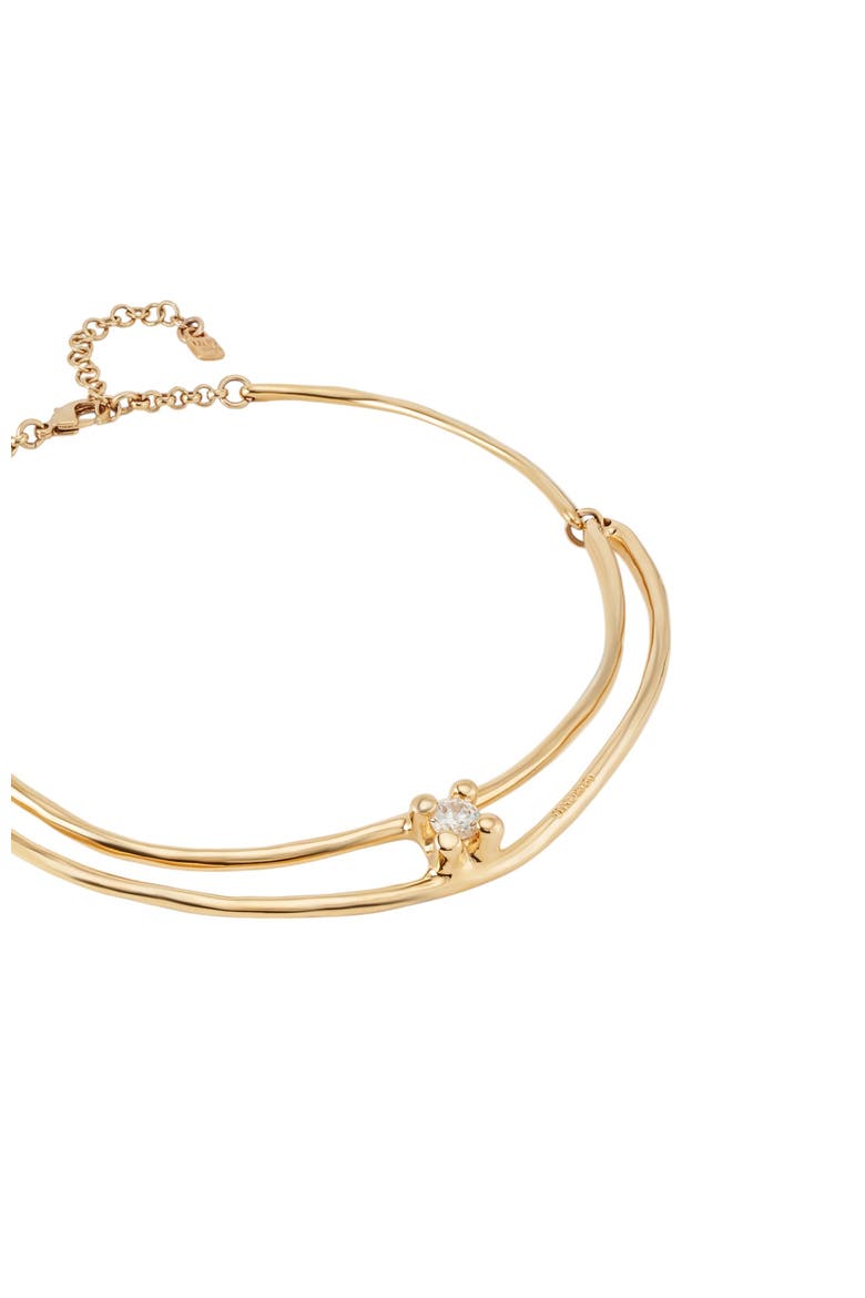 Twin Radiance Collar, Alternate, color, Gold