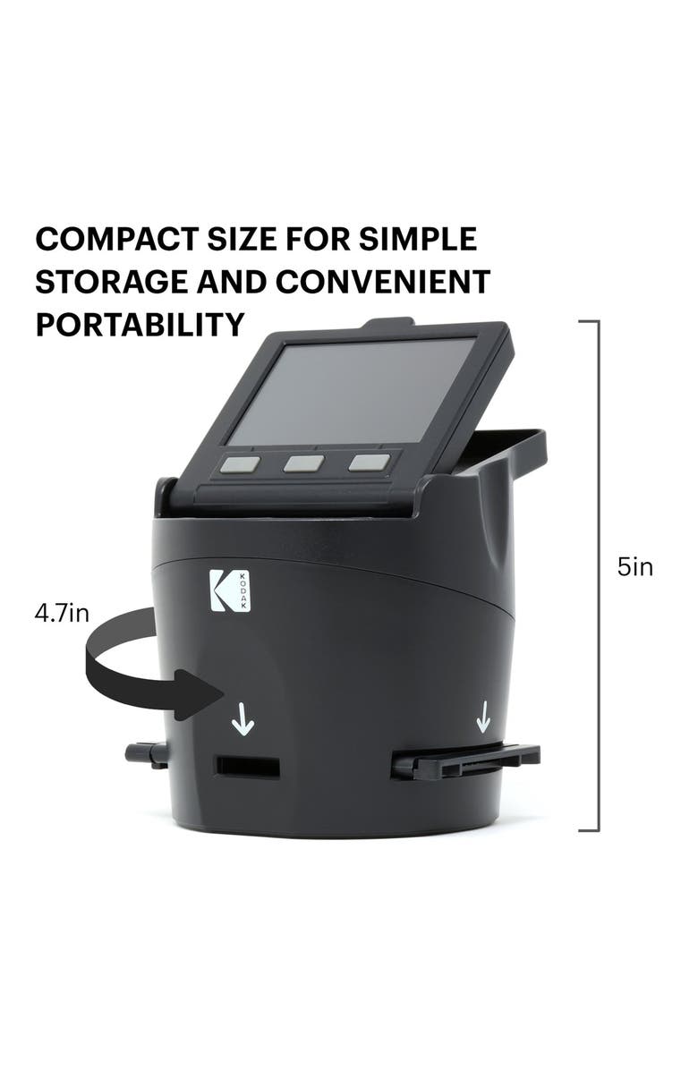 Kodak SCANZA Digital Film & Slide Scanner, Alternate, color, Black