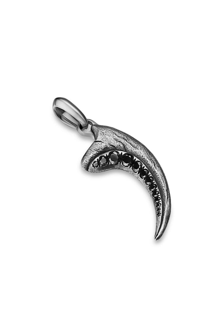Raptor Claw Amulet, Main, color, SILVER PAVE
