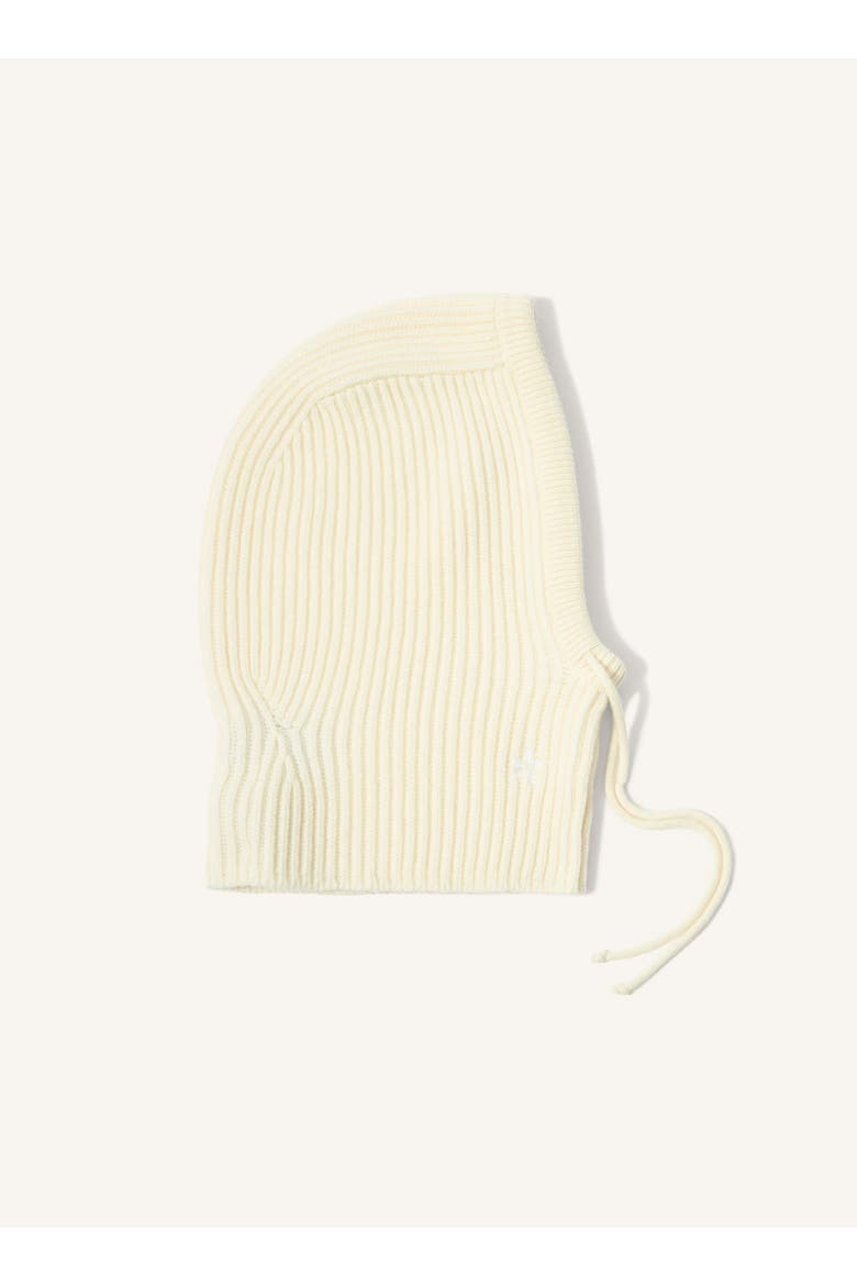 Wool & Cashmere Cable-knit Hood, Main, color, Snow White