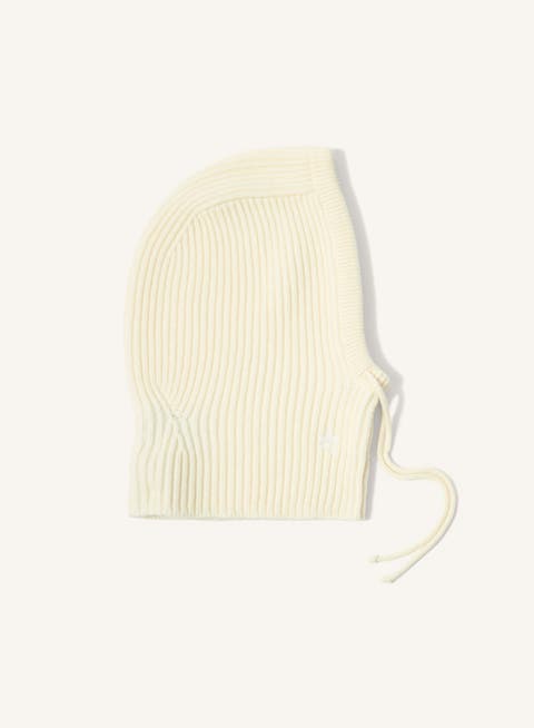 Wool & Cashmere Cable-knit Hood