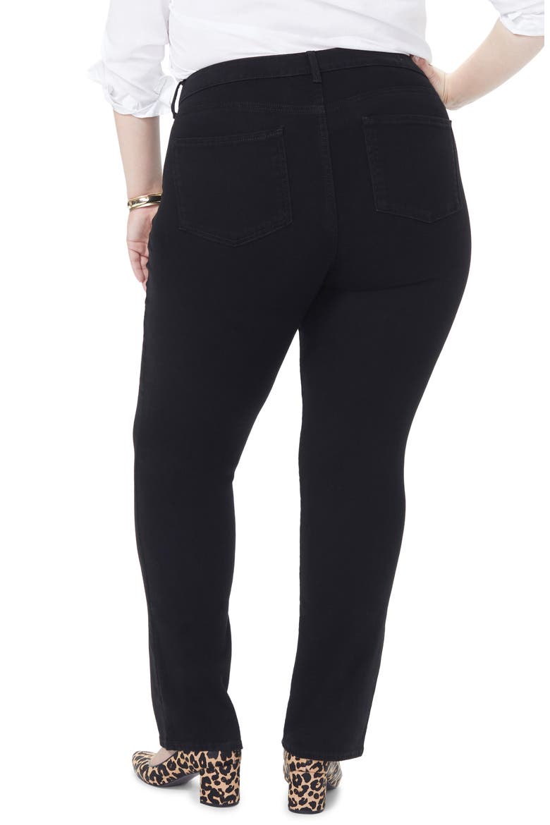 Marilyn Straight Leg Jeans, Alternate, color, BLACK