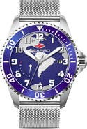 Seapro World Time Mesh Strap Watch