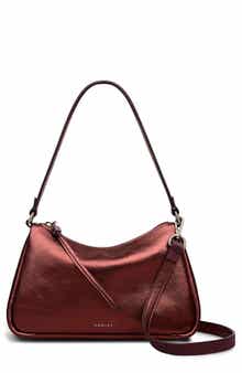 Radley Carlton Close Metallic Leather Shoulder Bag