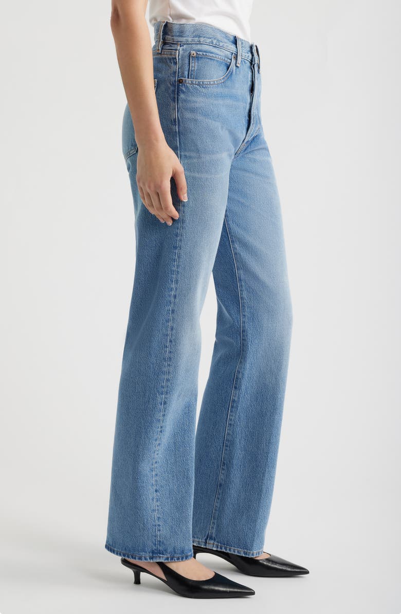 FRAME The Vertical High Waist Relaxed Straight Leg Jeans, Alternate, color, Static