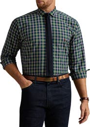 Polo Ralph Lauren Big & Tall 80s Sueded Plaid Sport Shirt