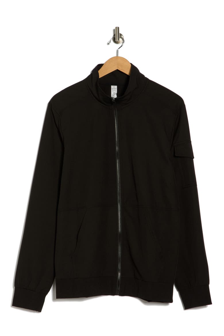 Citylite Fleece Full Zip Jacket, Alternate, color, BLACK