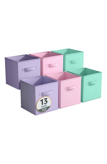 SORBUS SORBUS 8-PIECE FOLDABLE CUBE BINS