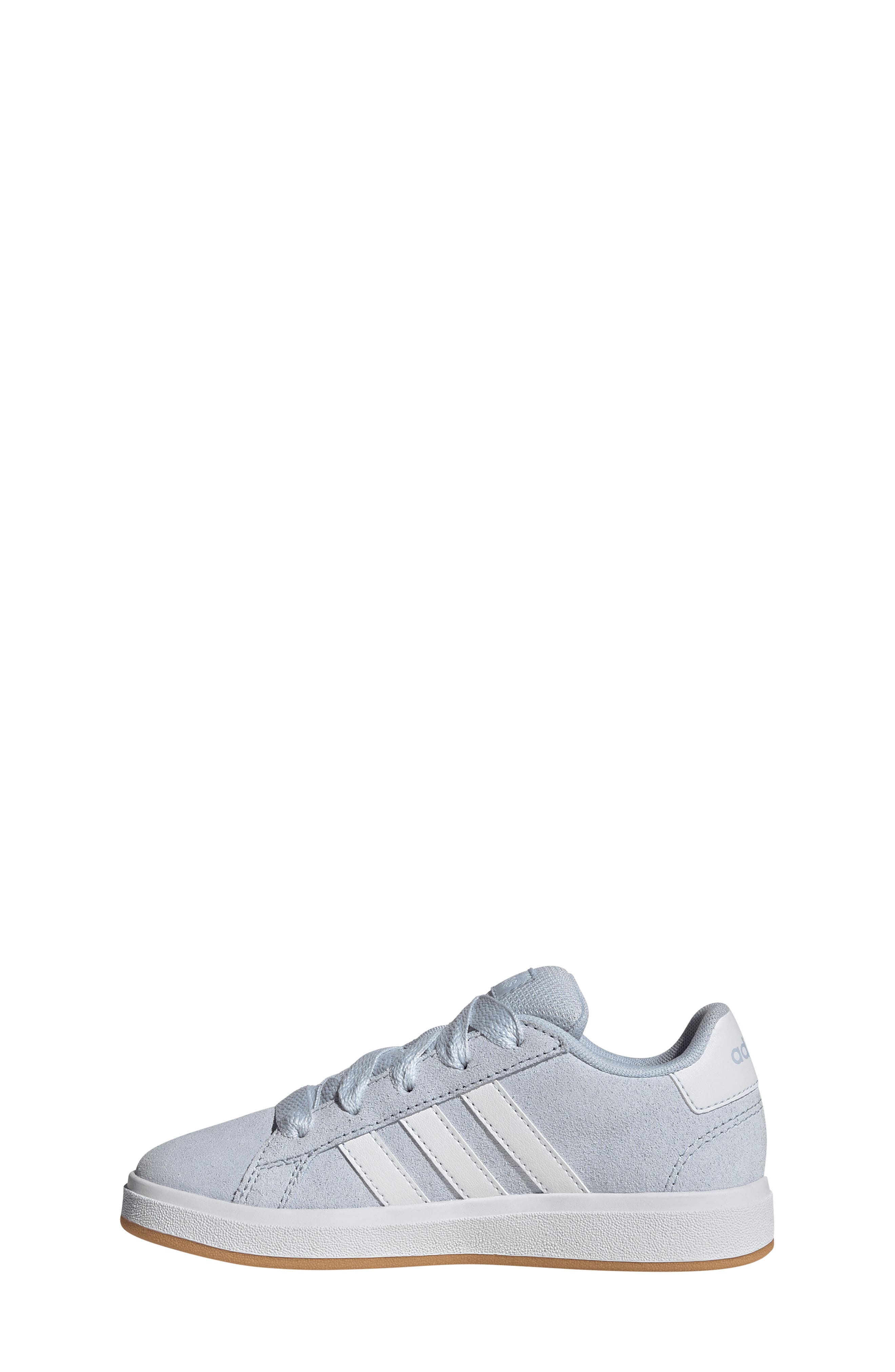 adidas Kids' Grand Court 2.0 Sneaker, Alternate, color, Crystal Sky/ White/ Gum 3