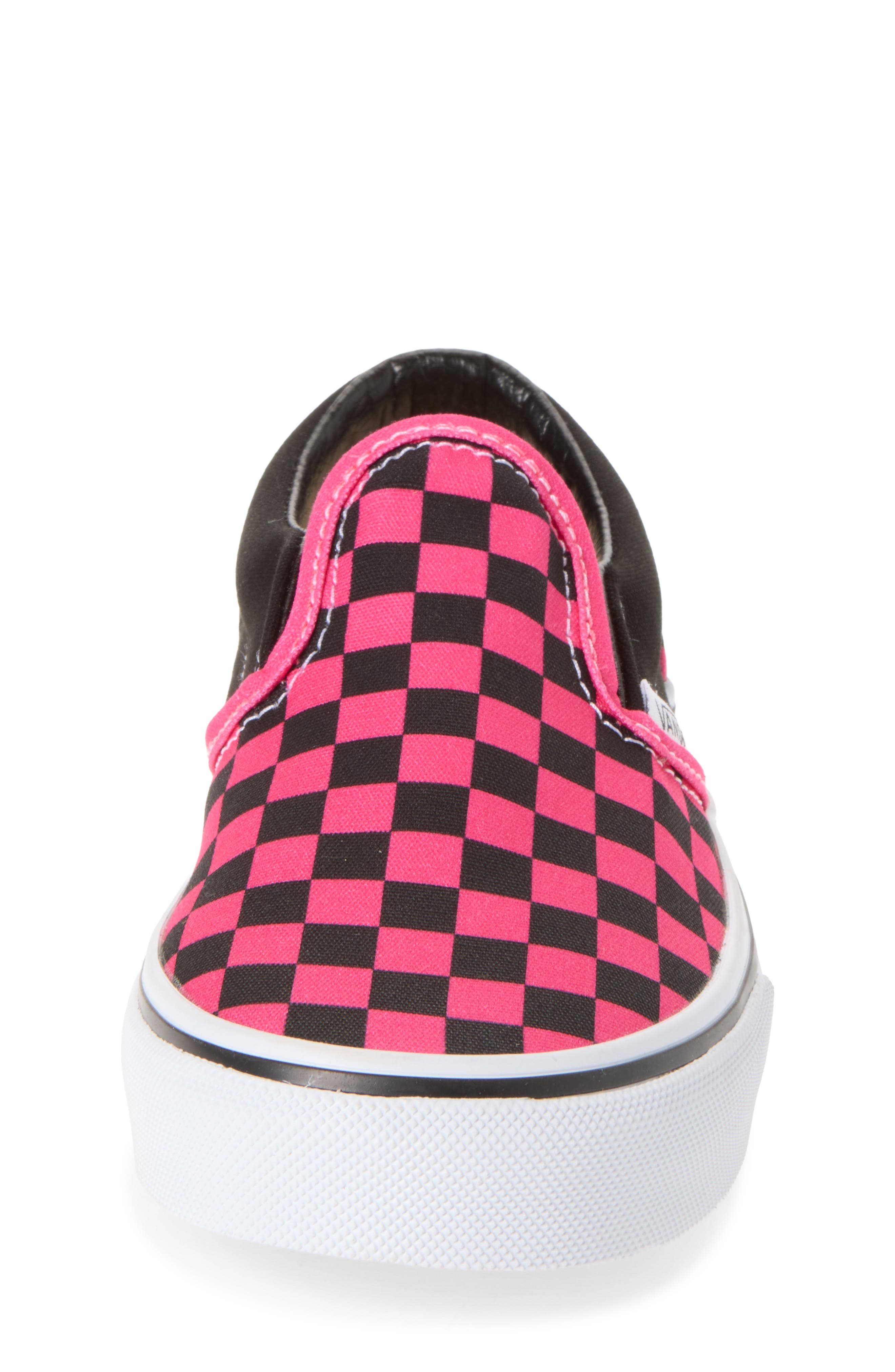Kids' Classic Slip-On Sneaker, Alternate, color, CHBD BLKPK