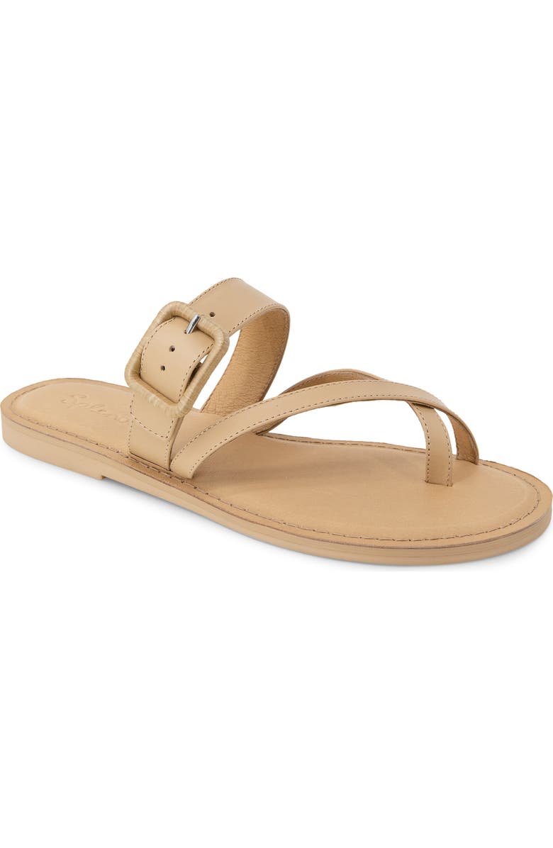Splendid Sutton Toe Loop Sandal, Main, color, Light Almond