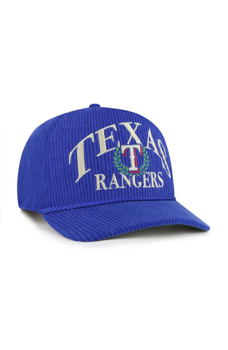 '47 Men's '47  Royal Texas Rangers Pitchout Rope Hitch Adjustable Hat, Alternate, color, 