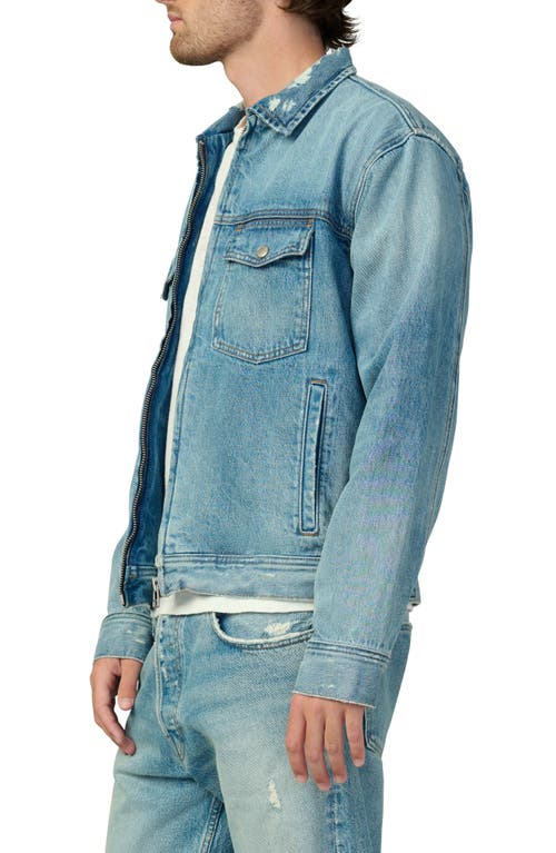 Joe's Alan Zip Denim Jacket In Tujunga