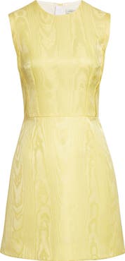 Emilia Wickstead Neelam Moiré Mikado A-Line Minidress