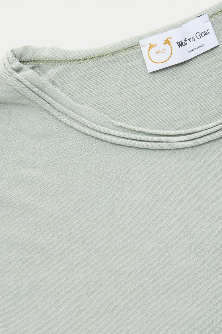 Light Weight Short Sleeve Roll Neck T-shirt, Alternate, color, Steel