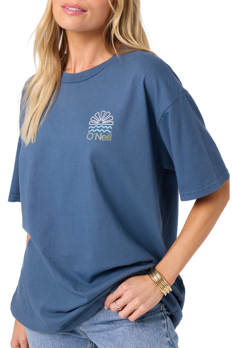 Horizon Oversize T-Shirt, Alternate, color, BLUE FUSION