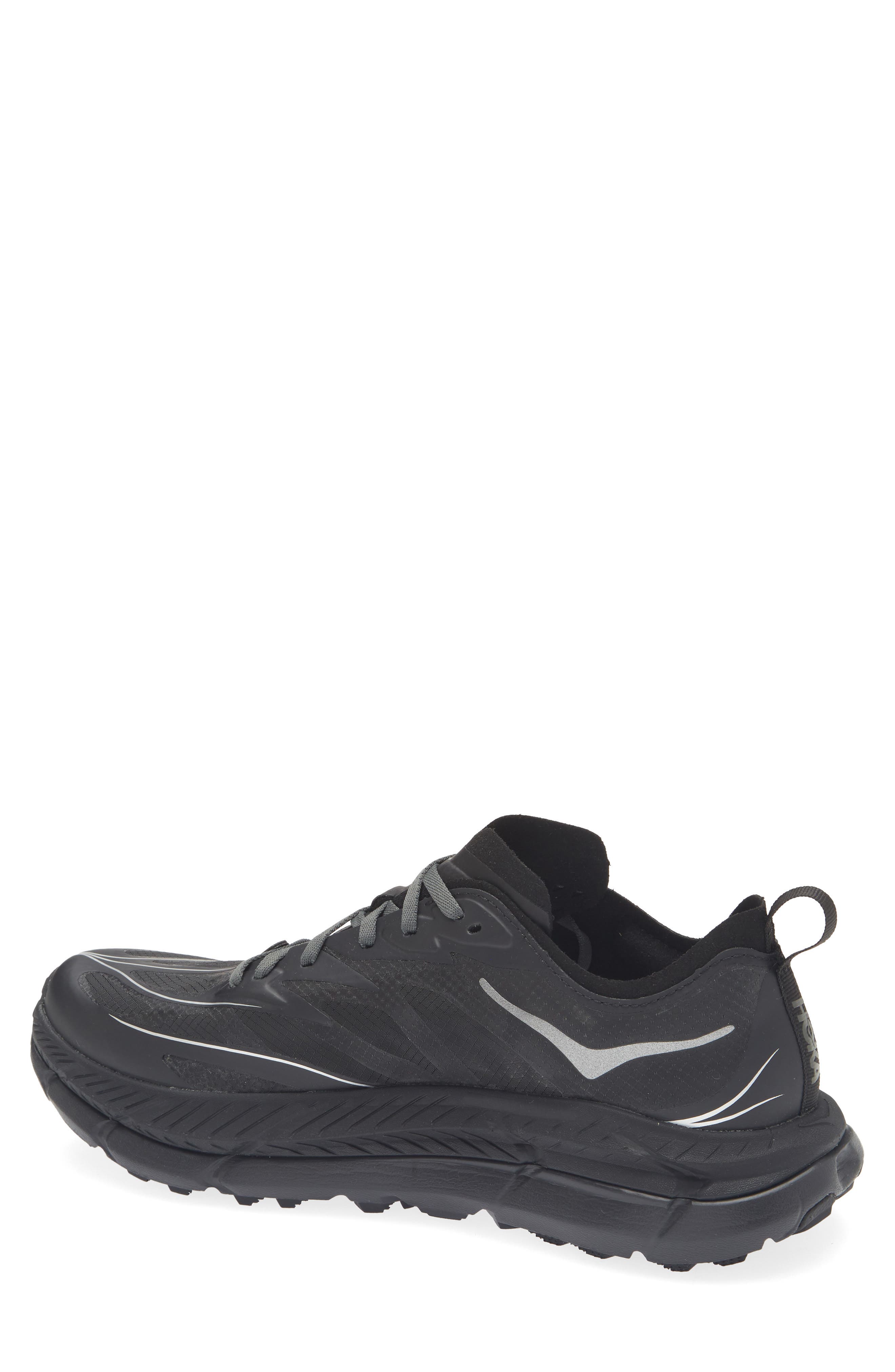 HOKA Mafate Speed 4 Lite Trail Sneaker, Alternate, color, Black / Outer Orbit