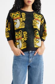 Dressed in Lala Lucky You Knit Tiger Top