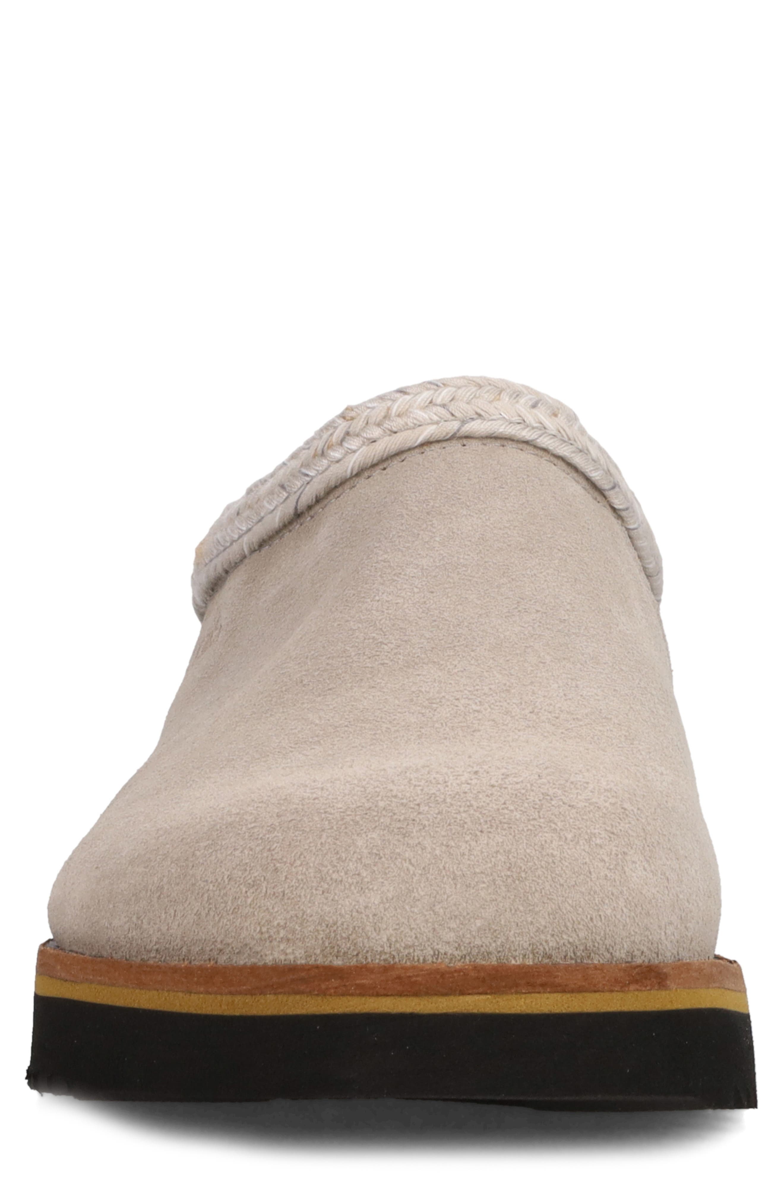 Original Suede Clog, Alternate, color, STONE