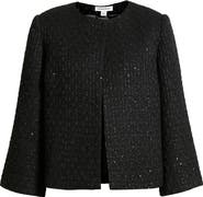 Nordstrom Collarless Bouclé Jacket