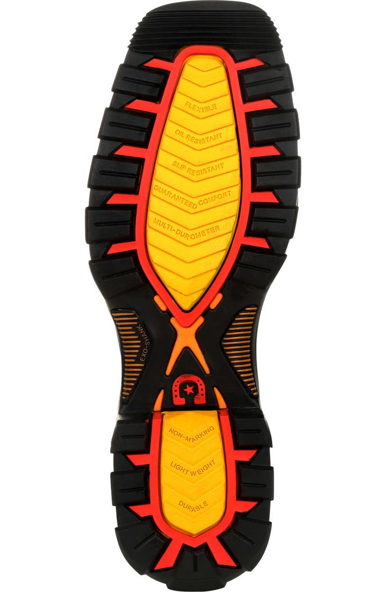 DURANGO Steel Toe Puncture Resistant Western Work Boot, Alternate, color, Nicotine Chocolate