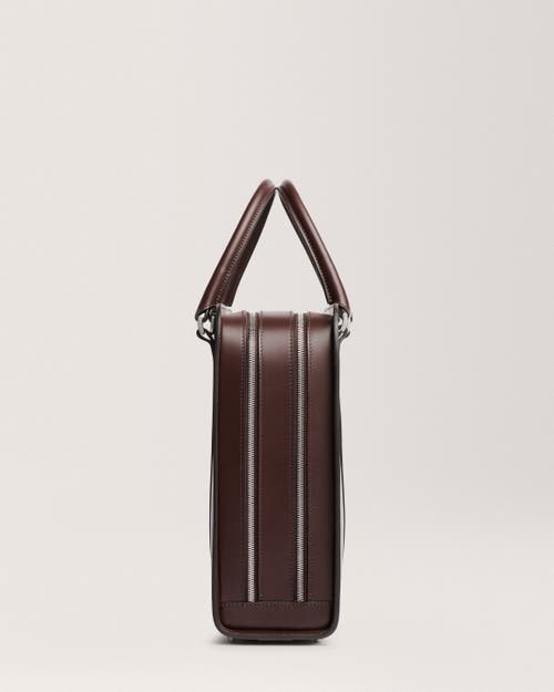 Carl Friedrik Palissy Double Briefcase In Chocolate