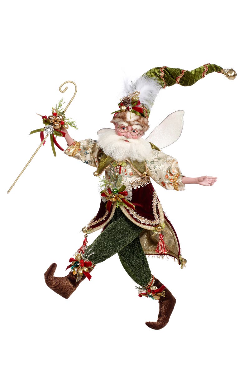Mark Roberts Jingle All The Way Fairy, Large, Main, color, Forest Green