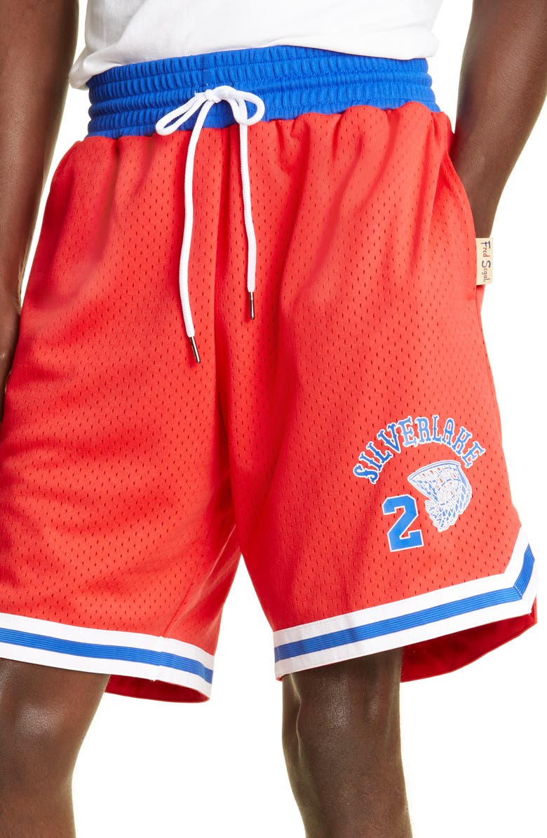 Mitchell & Ness Men's Silverlake Mesh Basketball Shorts, Alternate, color, 