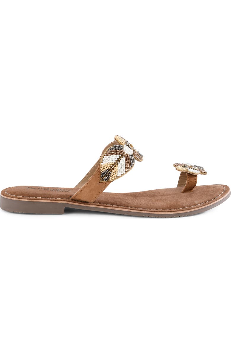 Seychelles Cherry Beaded Toe Ring Sandal, Alternate, color, Beige Multi