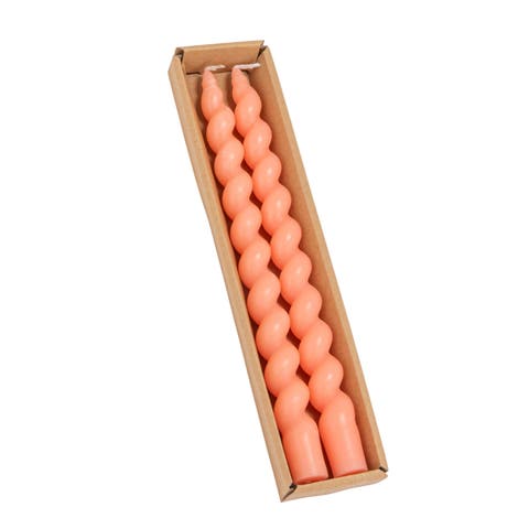 Unscented Twisted Taper Candles in Box