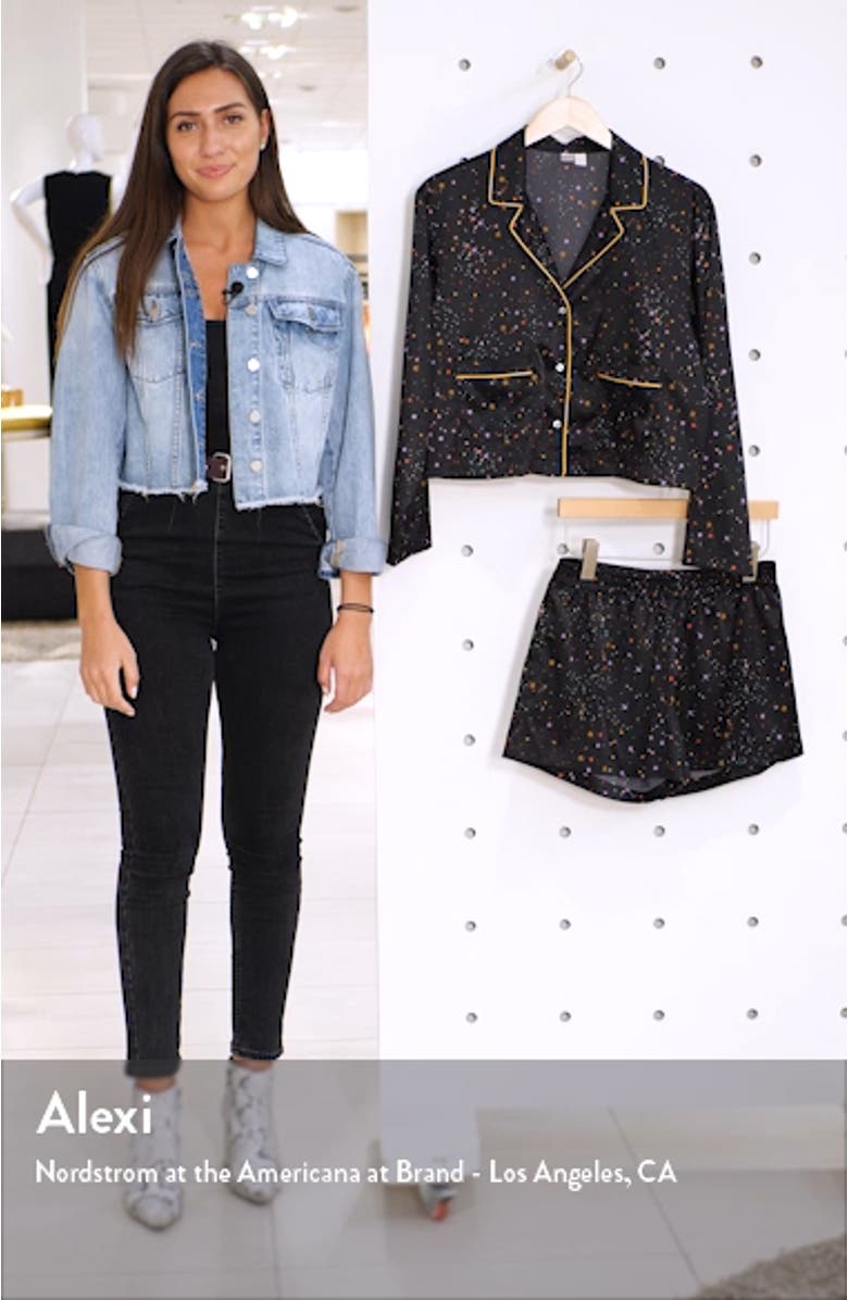 x Claudia Sulewski Satin Short Pajamas, sales video thumbnail