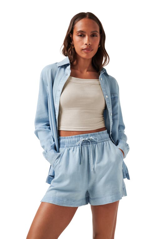 Travismathew Cloud Rib Pinot Crop Tank In White
