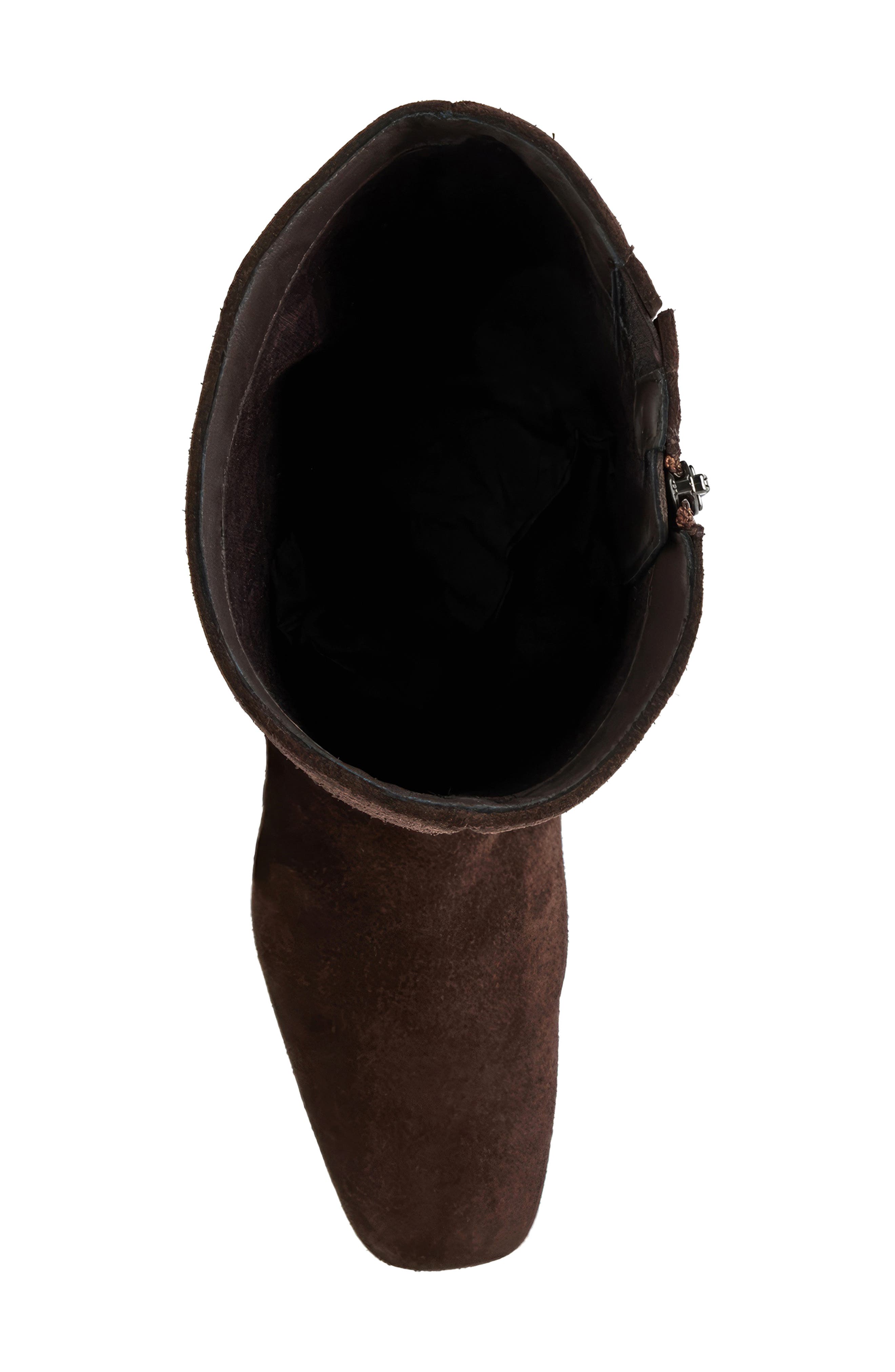 Aquatalia Serafina Weatherproof Knee High Boot, Alternate, color, Espresso Suede