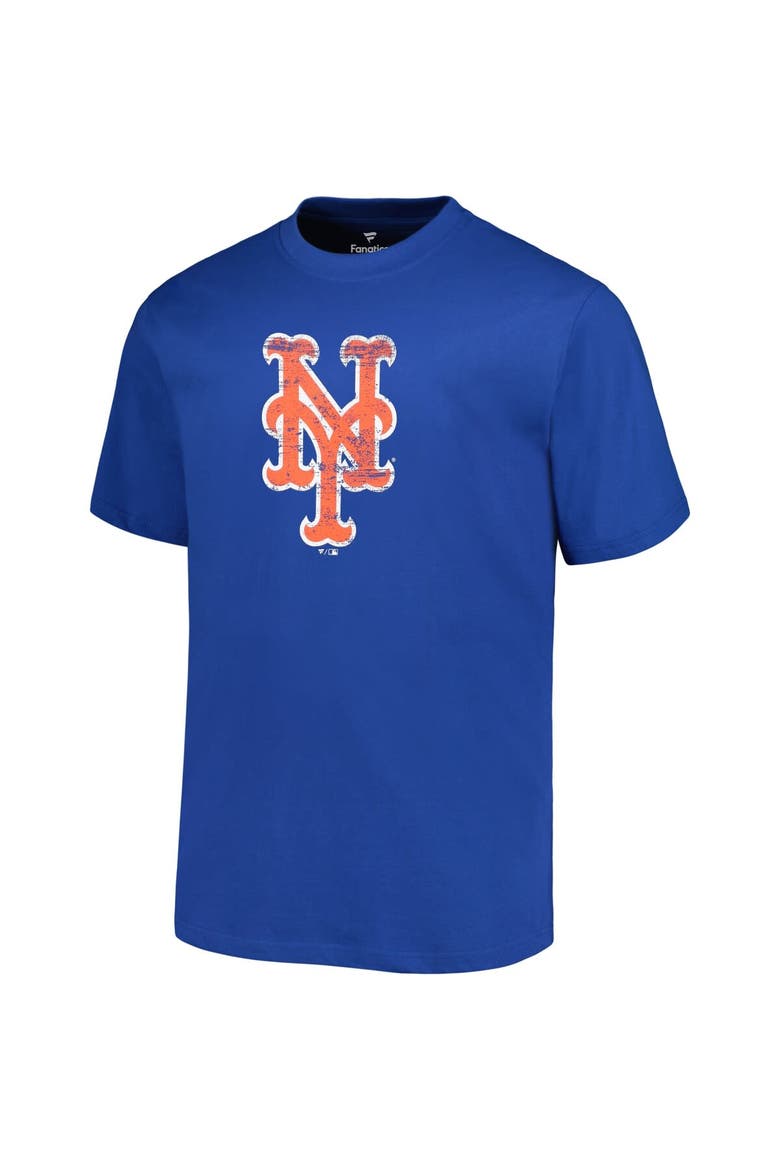 Men's Profile Royal New York Mets Big & Tall Primary Logo T-Shirt, Alternate, color, Royal
